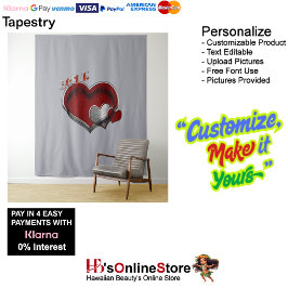 ハート魔法グレービジネスタペストリー超大型 タペストリー