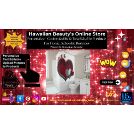 ハート魔法シャワーカーテン シャワーカーテン