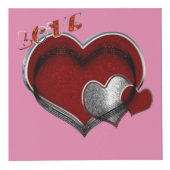 ハート魔法ピンクフォトキューブ フォトキューブ (正面)