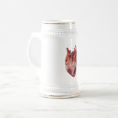 ハート魔法マグ ビールジョッキ (正面左)