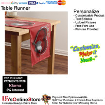 ハート魔法レッドテーブルランナー家庭用リネン