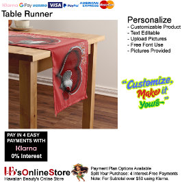 ハート魔法レッドテーブルランナー家庭用リネン ロングテーブルランナー