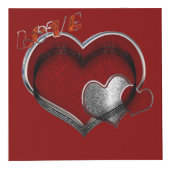 ハート魔法レッドフォトキューブ フォトキューブ (右)