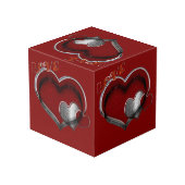 ハート魔法レッドフォトキューブ フォトキューブ (裏面アングル)