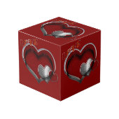 ハート魔法レッドフォトキューブ フォトキューブ (正面アングル)