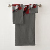 ハート魔法木炭バスルーム用タオルセット バスタオルセット (インサイチュ)