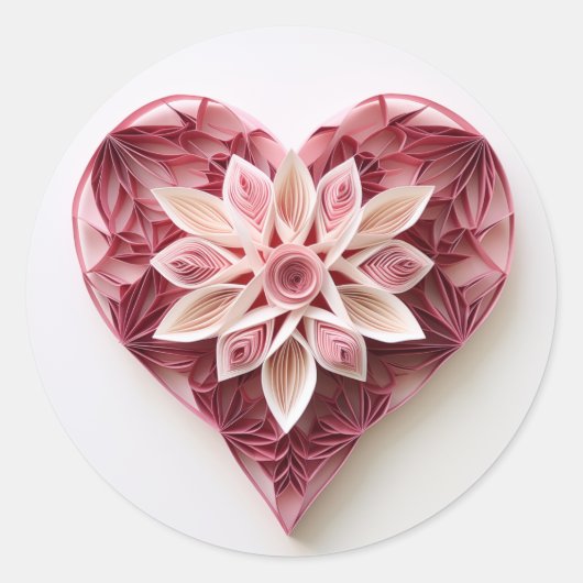 ハート0088 ラウンドシール (正面)