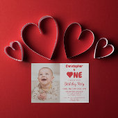 ハート1歳 招待状