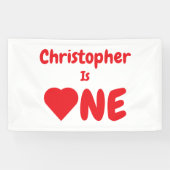 ハート1歳 横断幕 (横)