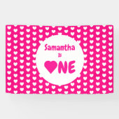 ハート1歳 横断幕 (横)