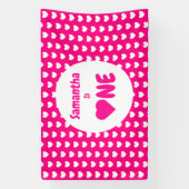 ハート1歳 横断幕 (縦)