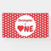 ハート1歳 横断幕 (横)