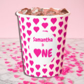 ハート1歳 紙コップ