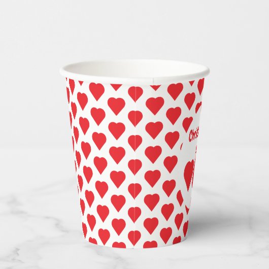 ハート1歳 紙コップ (右)