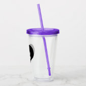 ハート13.1レース距離ハーフマラソン アクリルタンブラー (左)