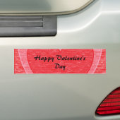 ハート1 バンパーステッカー (車上)