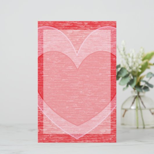 ハート1 便箋 (スタンド正面)