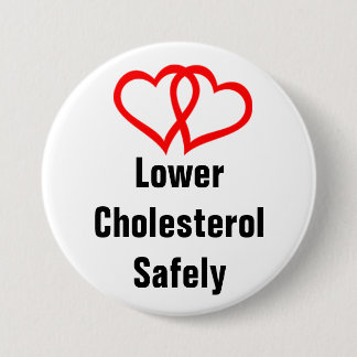 ハート2ハート、LowerCholesterolSafely 缶バッジ