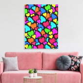 ハート201 キャンバスプリント (インサイチュ (リビング))