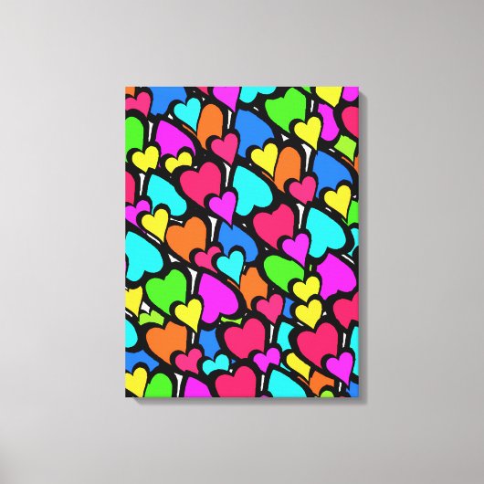 ハート201 キャンバスプリント (正面)