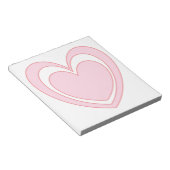 ハート2 ノートパッド (アングル)