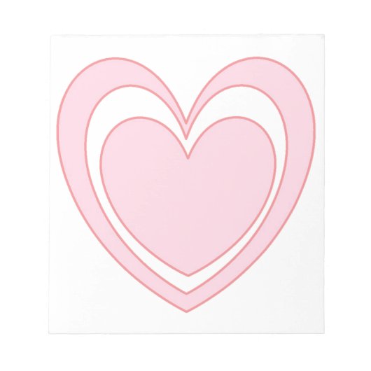 ハート2 ノートパッド (正面)