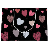 ハート2 ラージペーパーバッグ (正面)