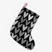 ハート4 スモールクリスマスストッキング (正面 (吊り時))