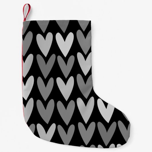 ハート4 スモールクリスマスストッキング (正面)