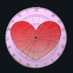 ハート4 ダーツボード<br><div class="desc">この美しい贈り物で私はあなたを愛しているなんて言うよりよいハート。</div>