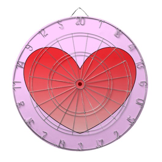 ハート4 ダーツボード (正面)