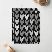 ハート4 ノートカード (正面/裏面インサイチュ)