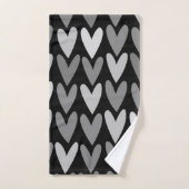 ハート4 バスタオルセット (ハンドタオル)