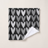 ハート4 バスタオルセット (ウォッシュタオル)