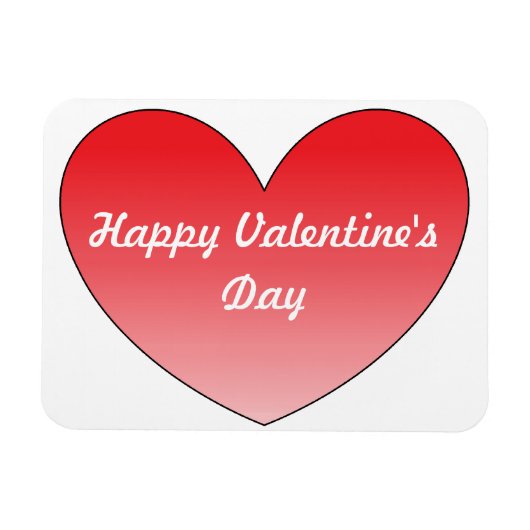 ハート4 マグネット (横)