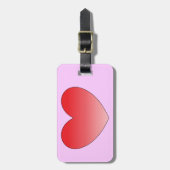ハート4 ラゲッジタグ (正面縦)