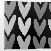 ハート4 三つ折りクリスマスカード (内部最初)