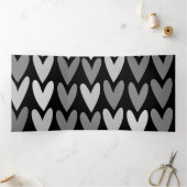 ハート4 三つ折りクリスマスカード (内部)