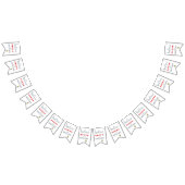 ハート5名 バンティングフラッグ (全)