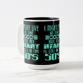 ハート50年代 ツートーンマグカップ (正面左)