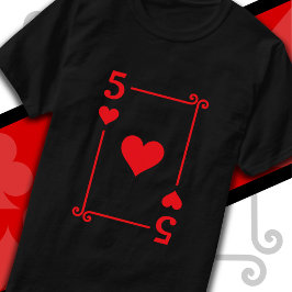 ハート5 コスチューム トランプ Tシャツ