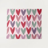 ハート5 タペストリー (正面(横))