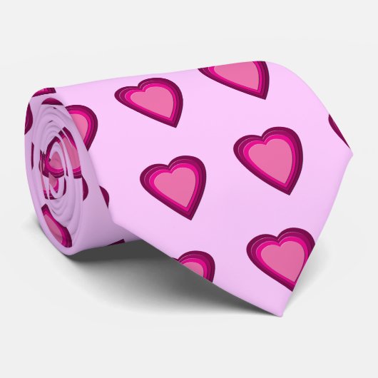 ハート5 ネクタイ (ロール)