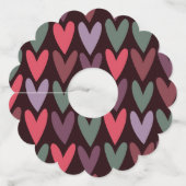 ハート6 ワイングラスタグ (正面)