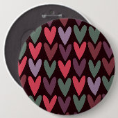 ハート6 缶バッジ (正面&裏面)