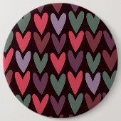 ハート6 缶バッジ (正面)