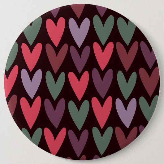 ハート6 缶バッジ (正面)