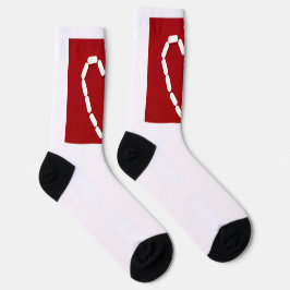 ハート。うつ病を止めて。クルーソックス ソックス