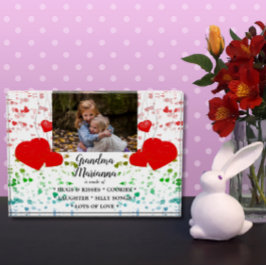 ハート「おばあちゃんが作ったもの」 フォトブロック