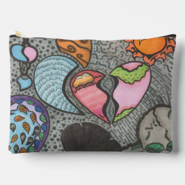 ハート アクセサリーポーチ
